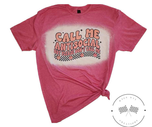 "Don't Call Me" Short Sleeve T-Shirt